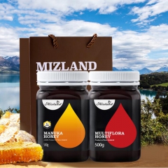 蜜滋兰麦卢卡UMF5+/多花种蜂蜜500g超值组合装 新西兰原装进口